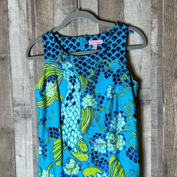Lilly Pulitzer Stephanie Dress in Don't Be Koi - Picture 4 of 9